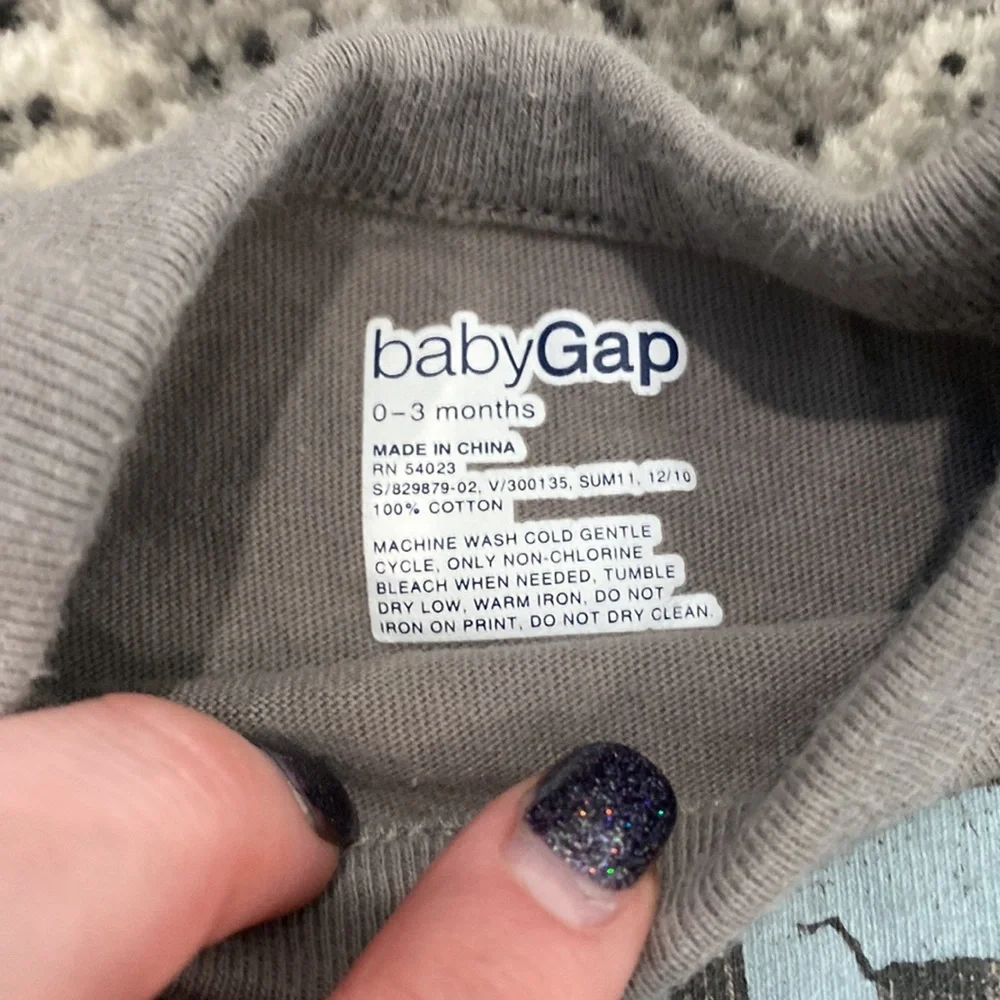 Gap baby onesie